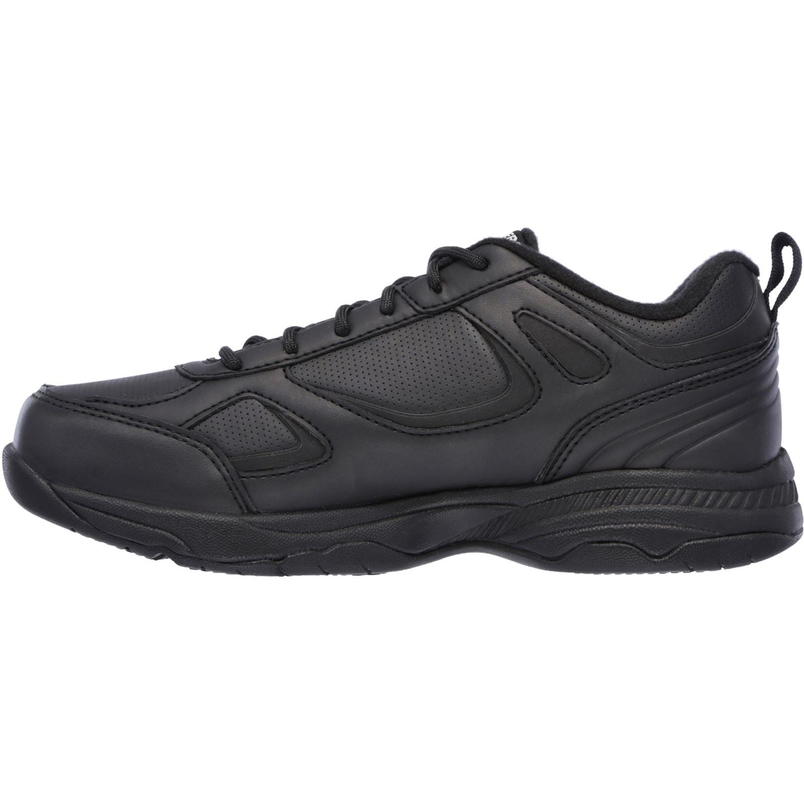 Skechers (GAR77200) Women's Work Relaxed Fit: Dighton - Bricelyn SR Safety Shoe in Black 3 to 9