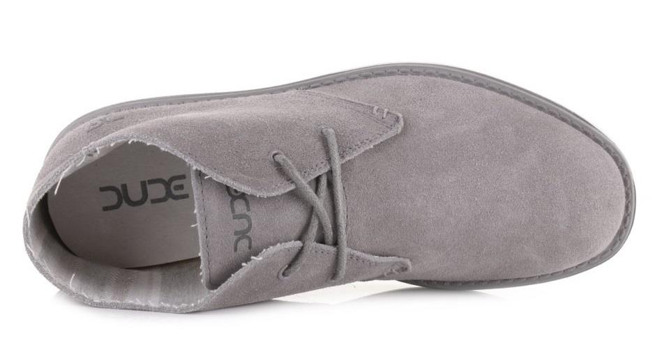 DUDE Shoes Torino Fume Suede Desert Boot