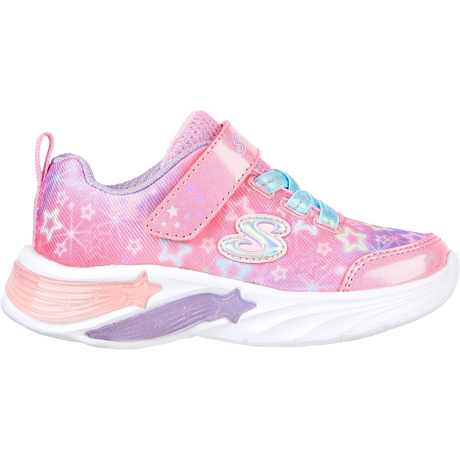 Skechers (GAR302324N) Childrens Sports Star Sparks Shoes in UK 4 to 9