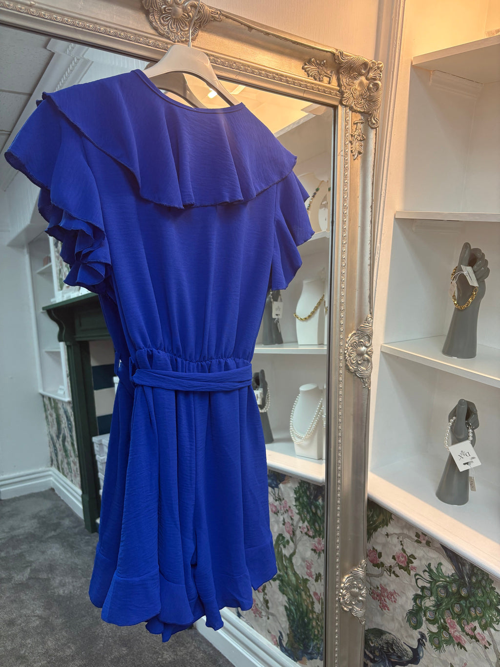 Frill Sleeve Playsuit – One Size Fits UK 8–14