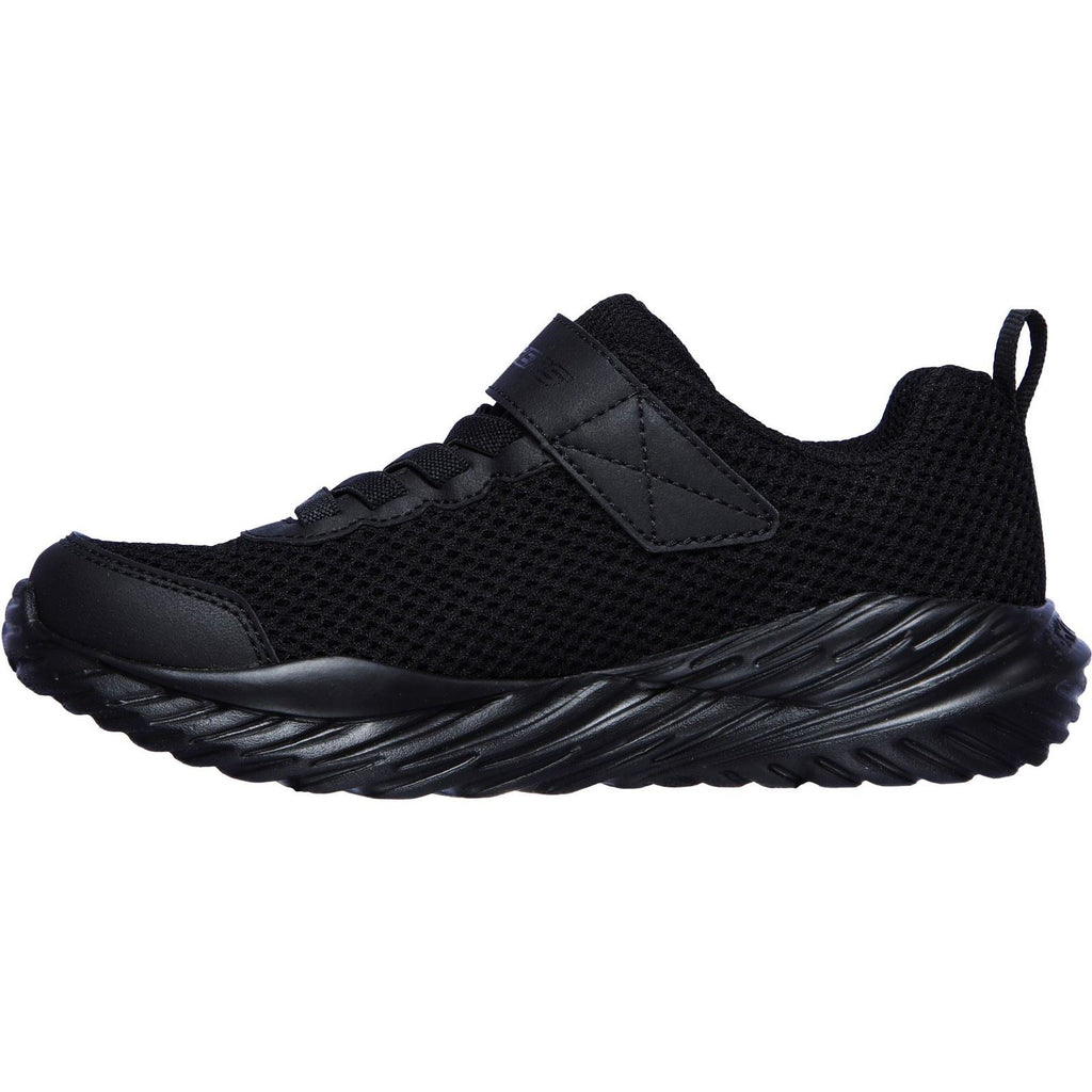 Skechers Boys Trainer - Nitro Sprint Krodon Sports in Black - 1-13.5 - GAR400083L