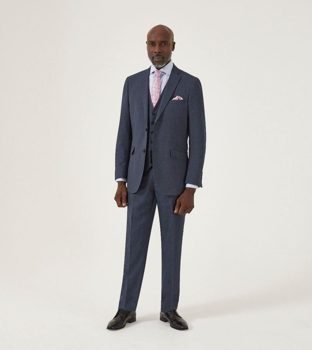 Skopes Men's Harcourt Tailored Fit Jacket in Blue 34 to 62 Short to Long