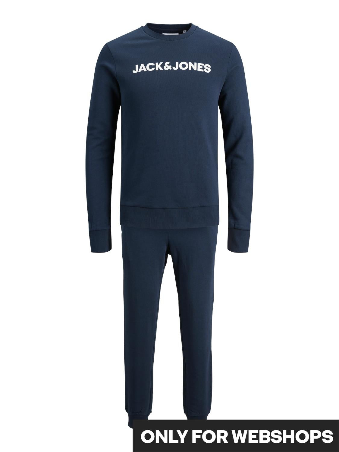 Jack & Jones Pyjama set For Men (JACLOUNGE) in Navy Blazer, M-XL