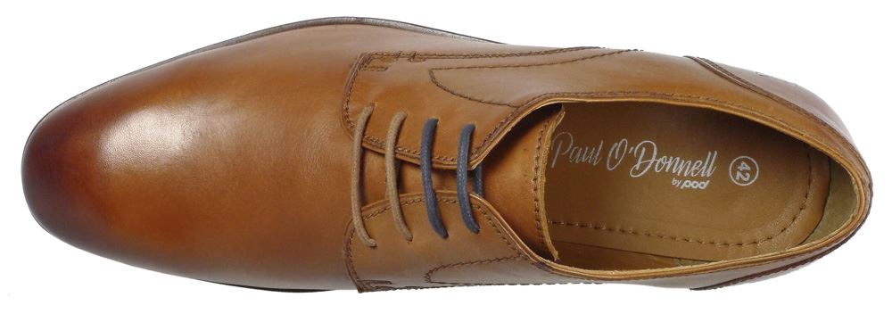 Paul O'Donnell Mens Lace Up Formal Shoe - Boston 2 Tan