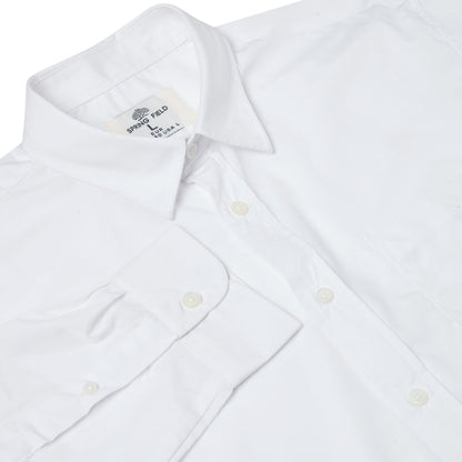 Springfield Men's Plain Long Sleeve Shirt | White or Black
