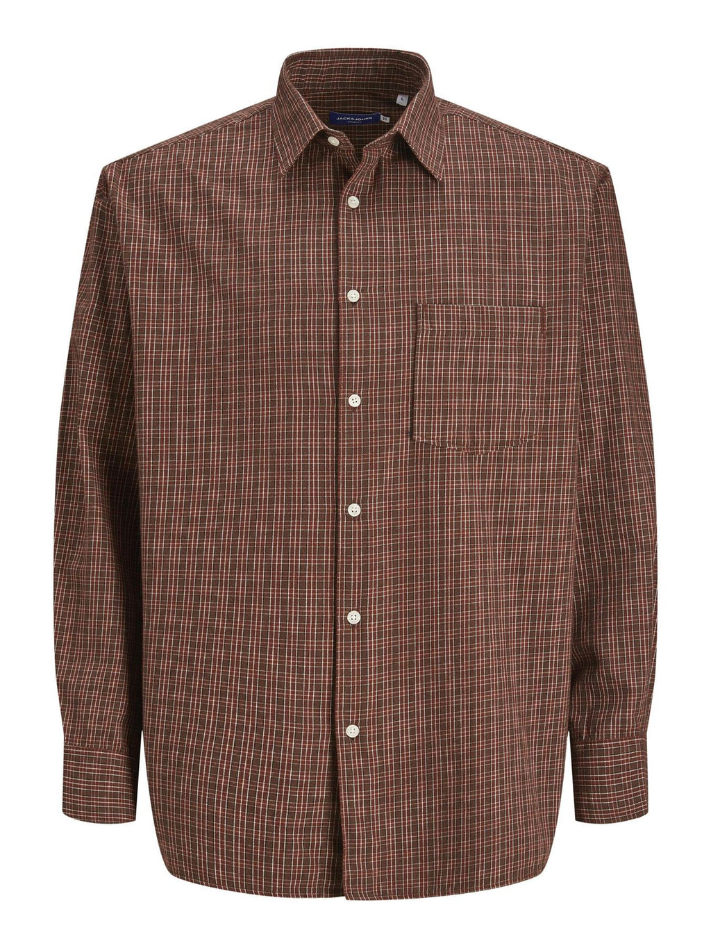 Jack & Jones Long Sleeves Check Shirt For Men (JORROBB) in 2 Colours, L-XL