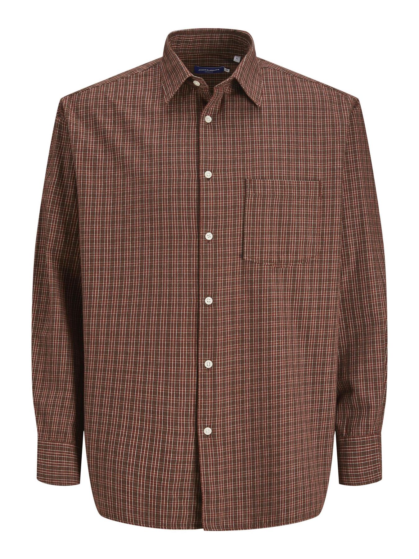 Jack & Jones Long Sleeves Check Shirt For Men (JORROBB) in 2 Colours, L-XL