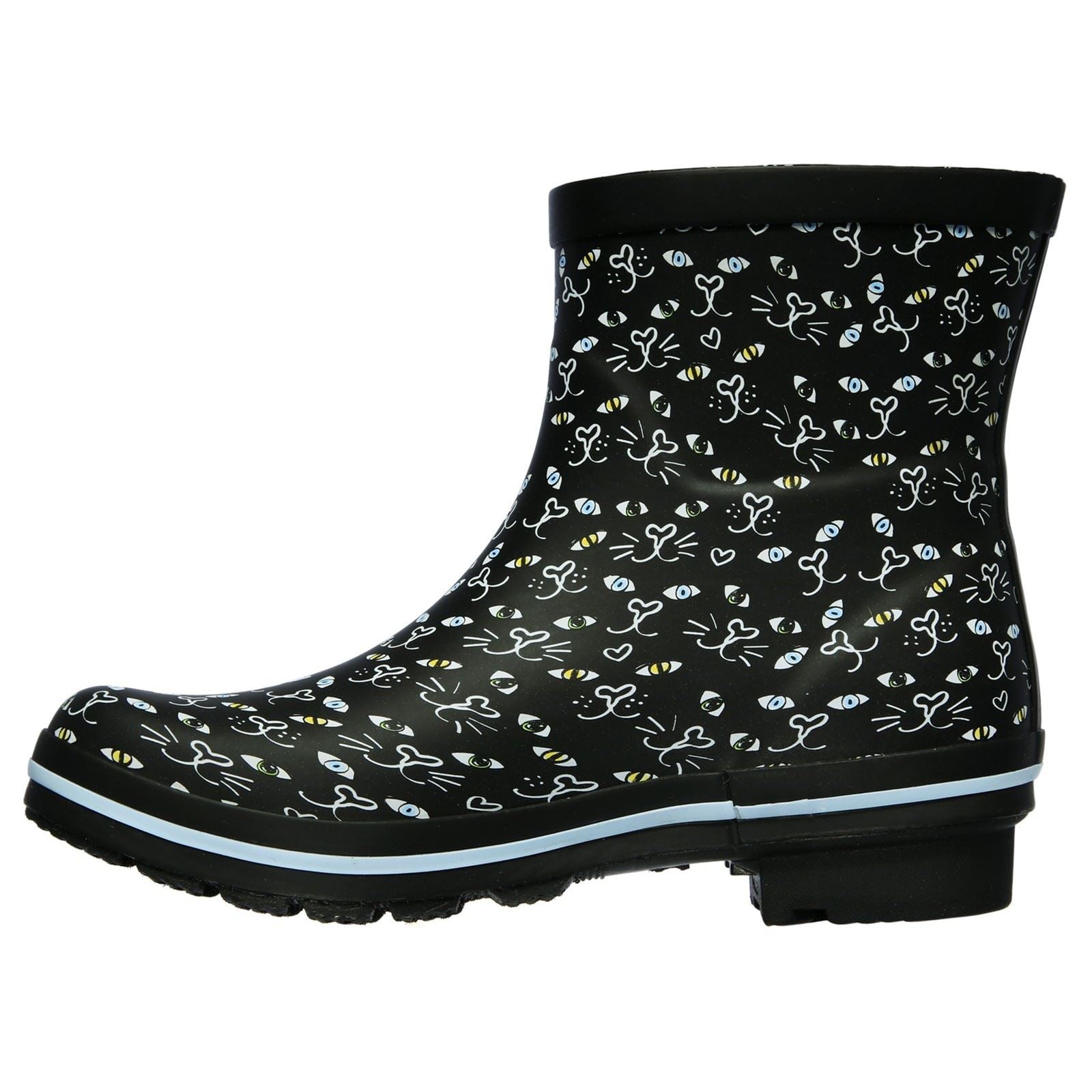 Skechers (GAR113158) Patterned Wellingtons Rain Check Misty Eye in UK 3 to 8