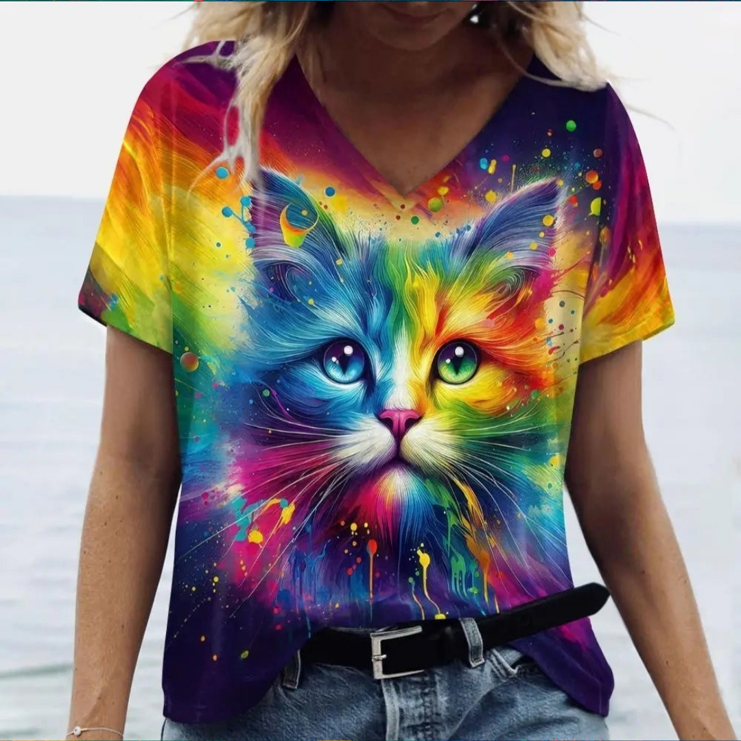 3D Animal Print T-Shirt Collection