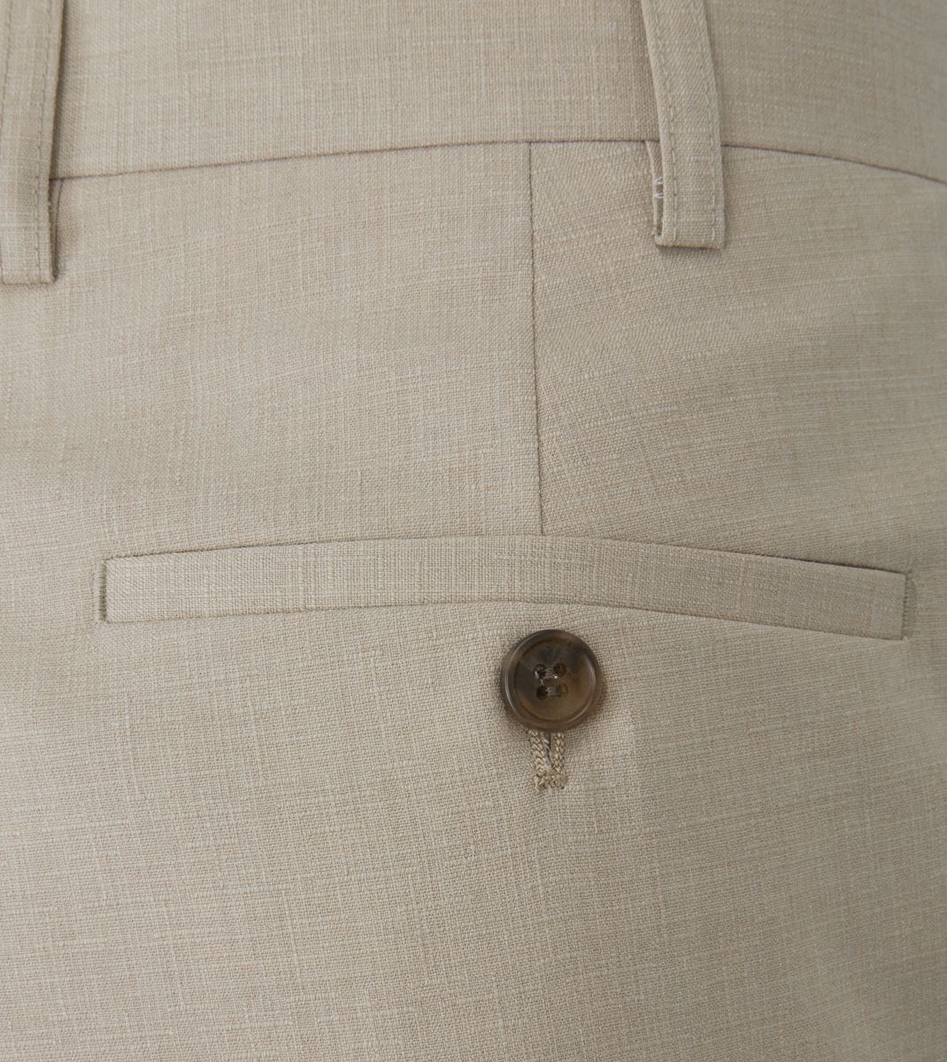 Skopes Caspian Suit Tailored Fit Trouser For Men ins Stone Beige, 30W-58W