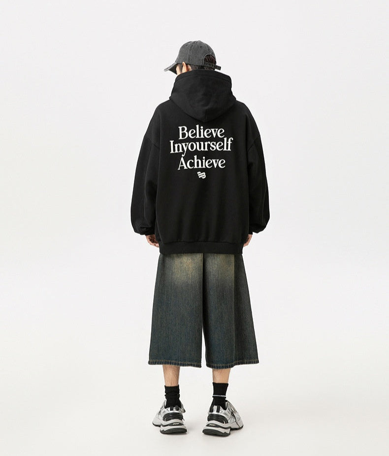 American Retro Hooded Sweater