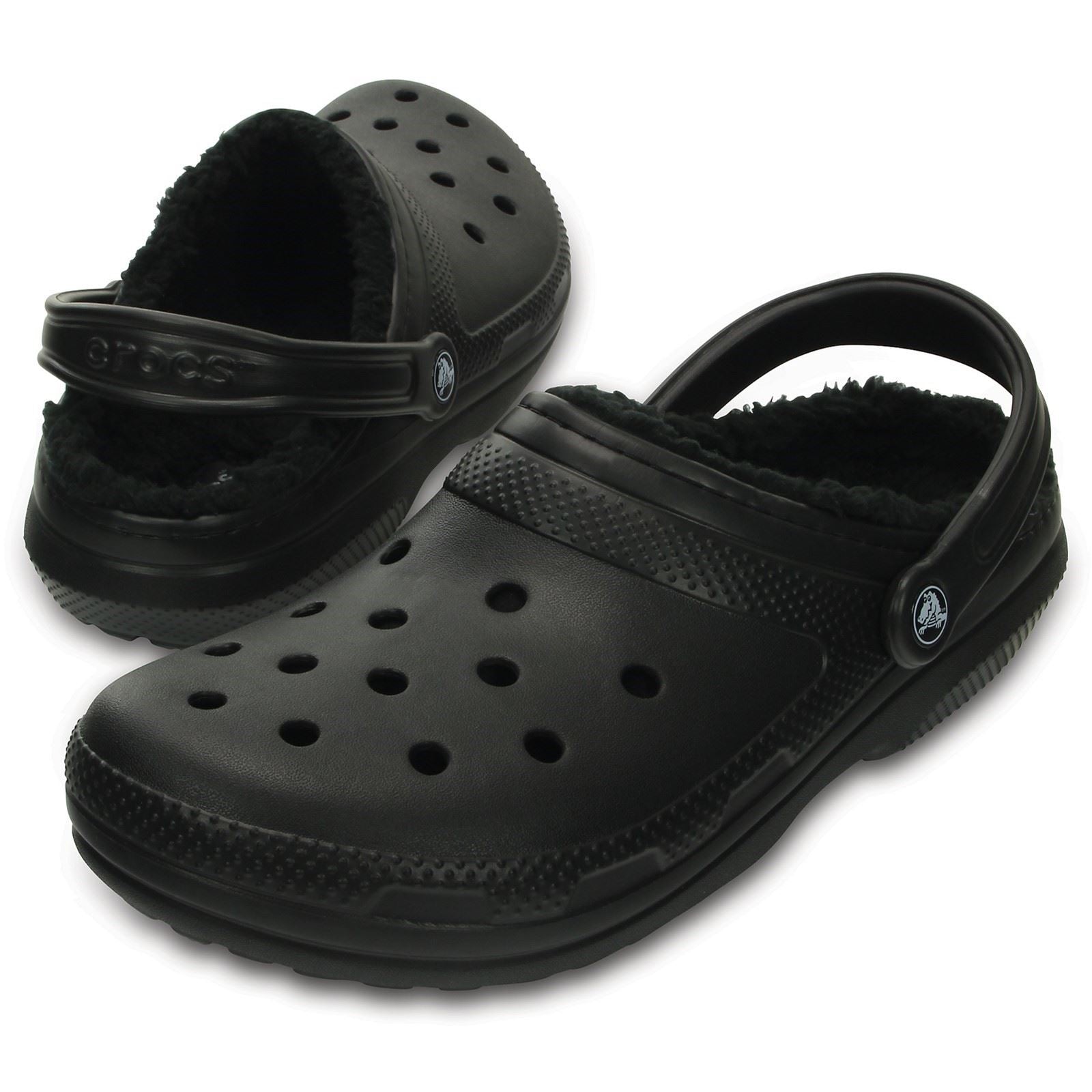 Crocs Unisex's Adult Classic Lined Clogs in 3 Colours, Sizes 4 to 12