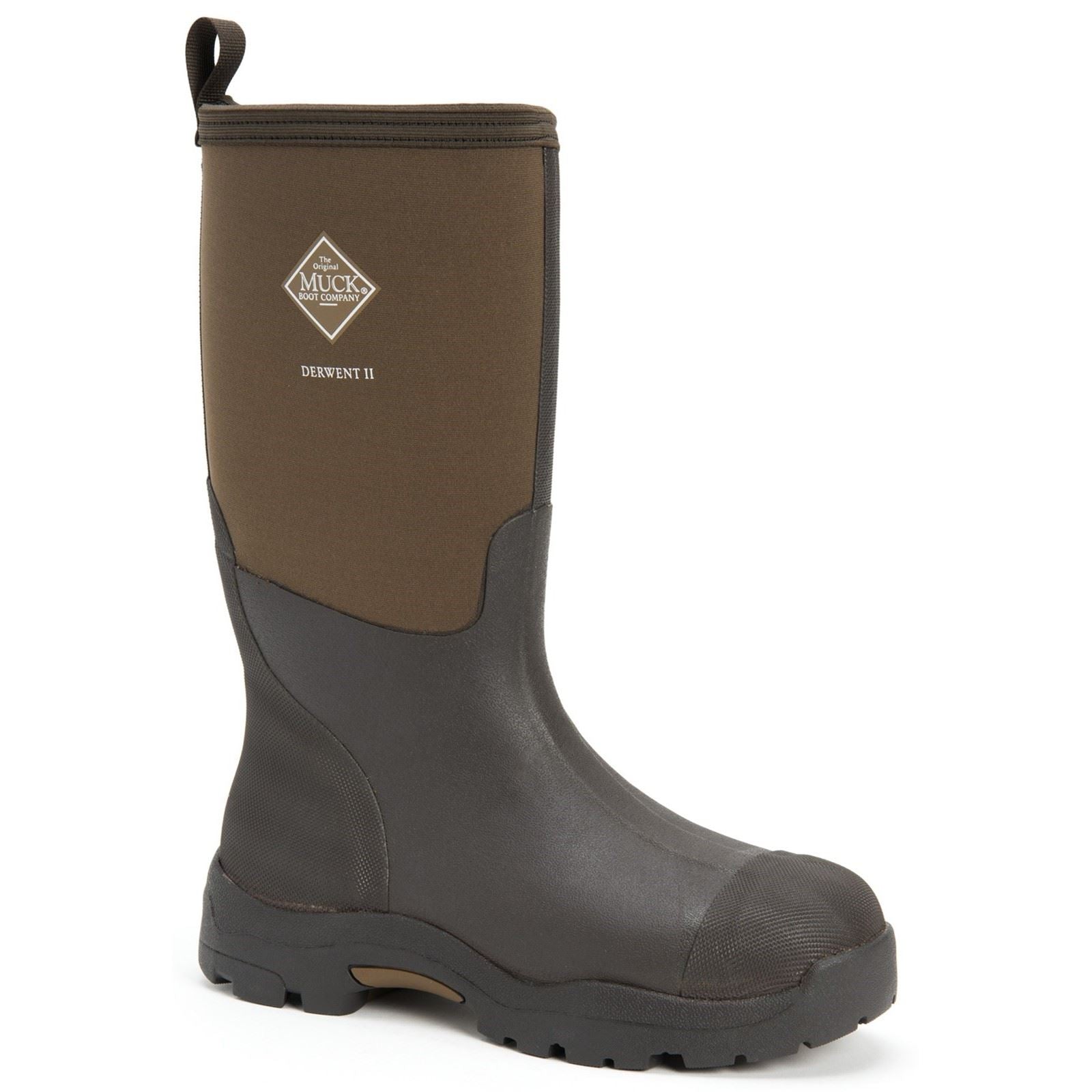 Muck Boots Unisex's MB Derwent II Boot in Black/Bark 4 to 14