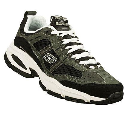 Skechers Men's Vigor 2.0 Low-top Extra Wide Fit shoes in Char in UK 6 to UK 13