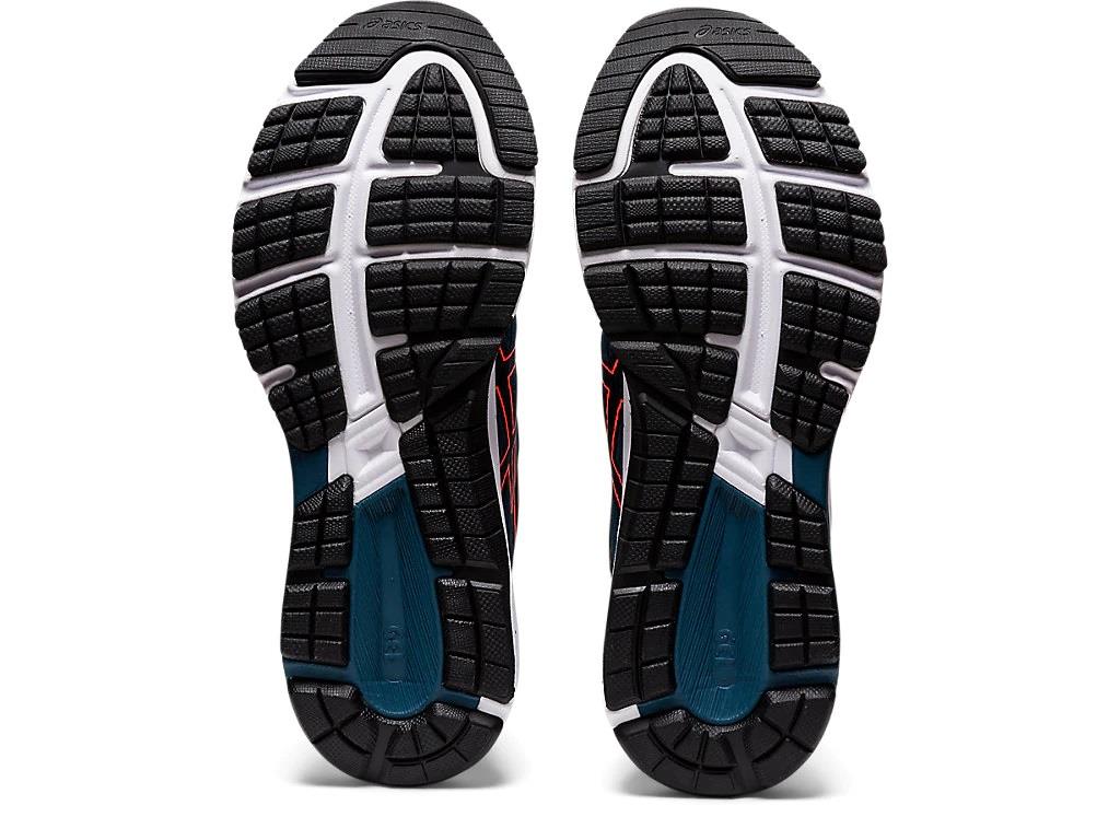 Asics Men's GT-800 Running Shoes in Magnetic Blue/Sunrise Red