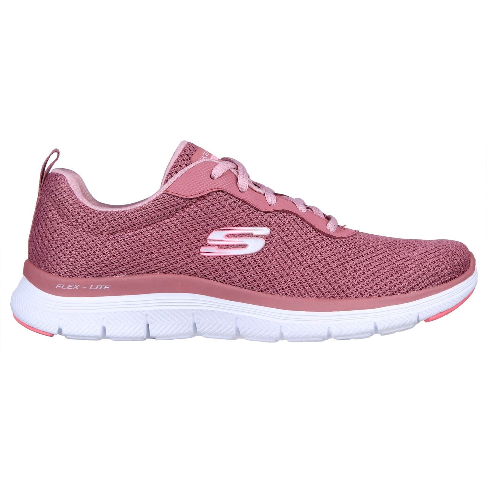 Skechers (GAR149303) Women's Flex Appeal 4.0 Brilliant View Shoe in 2 Colour Options 2 to 8