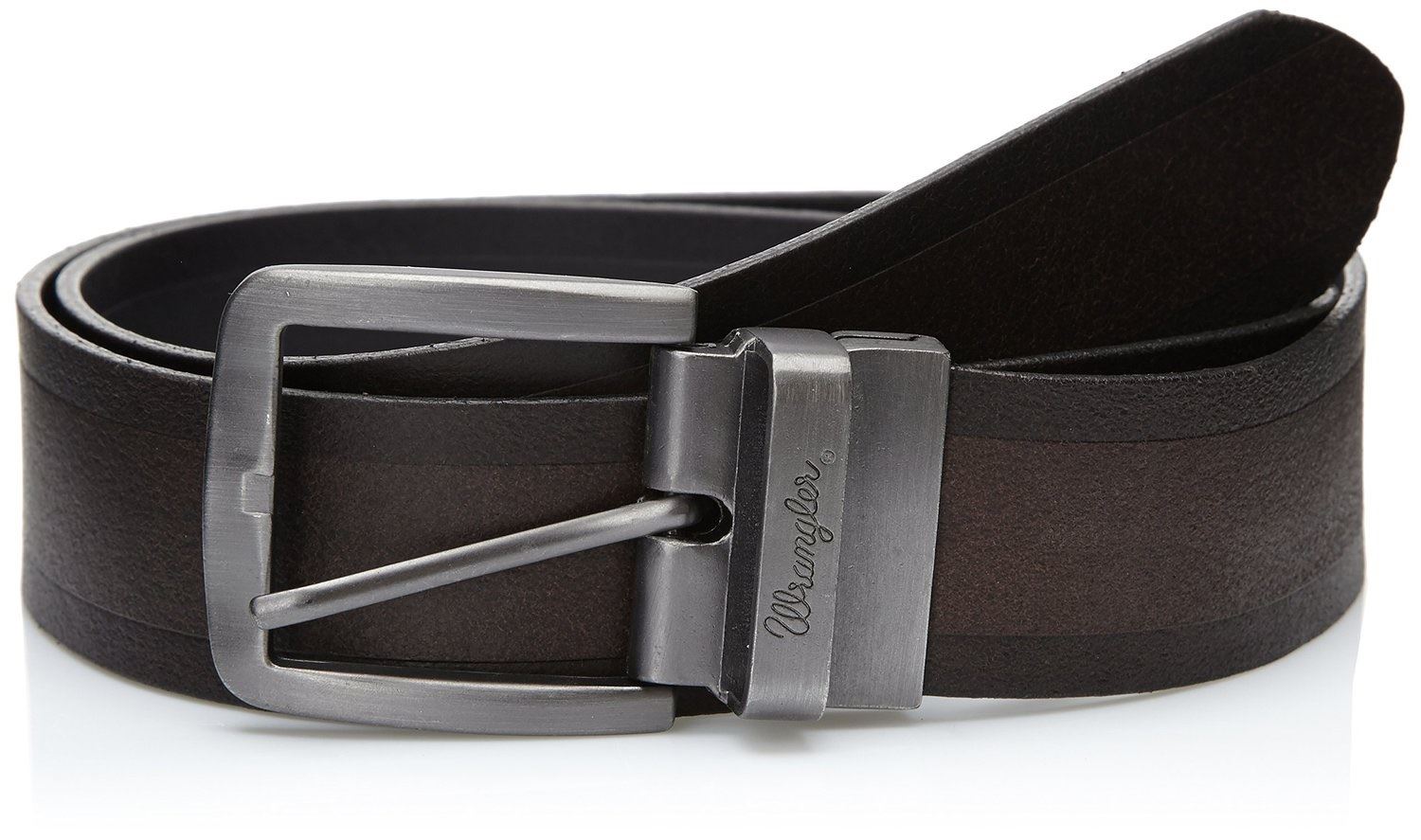 WRANGLER "2 Tone" Cut to Fit Reversible Leather belt in Size XS (32") TO XXXL (46")