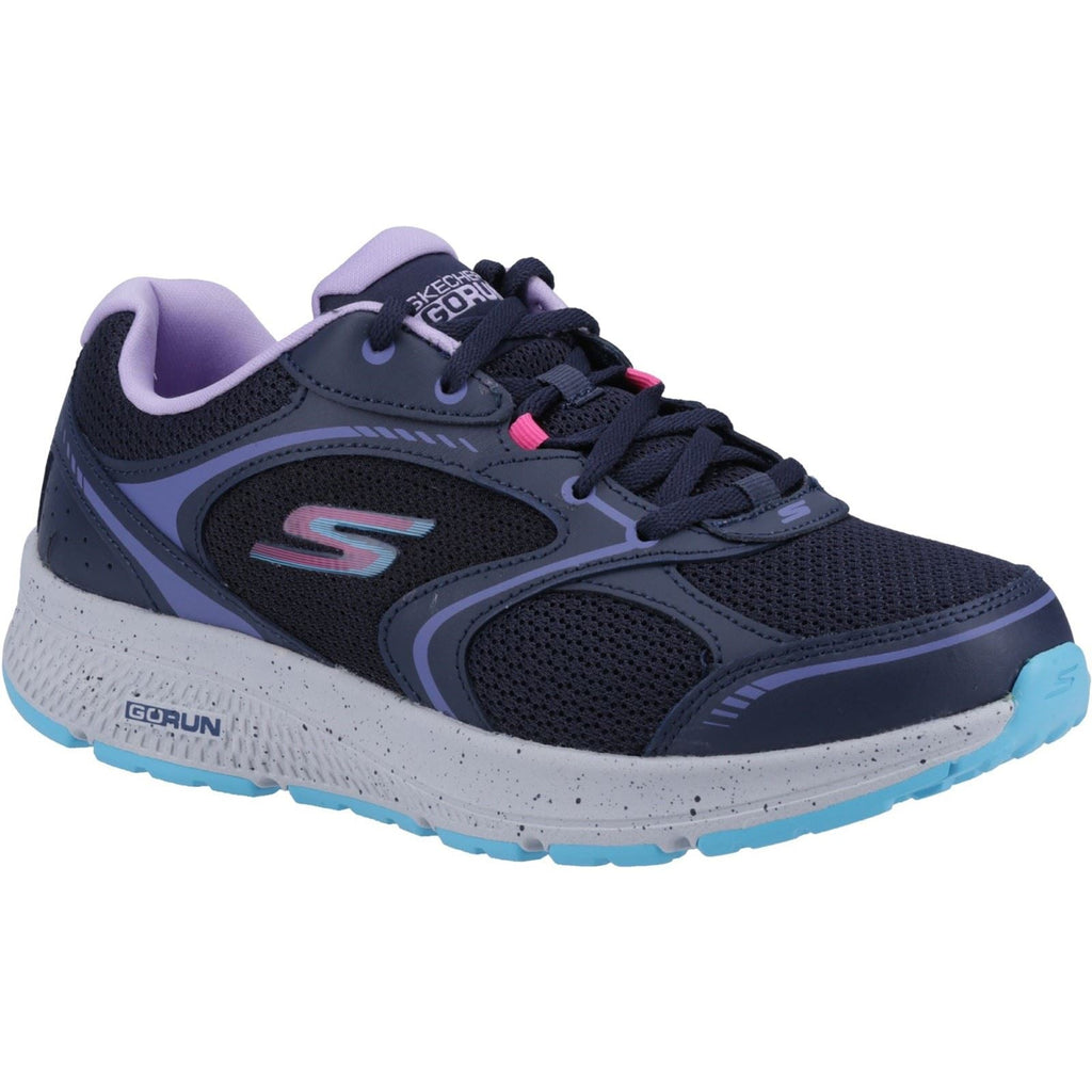 Skechers (GAR28285) Women's GO RUN Consistent - Vivid Horizon Trainer in Navy/Lavender 3 to 8