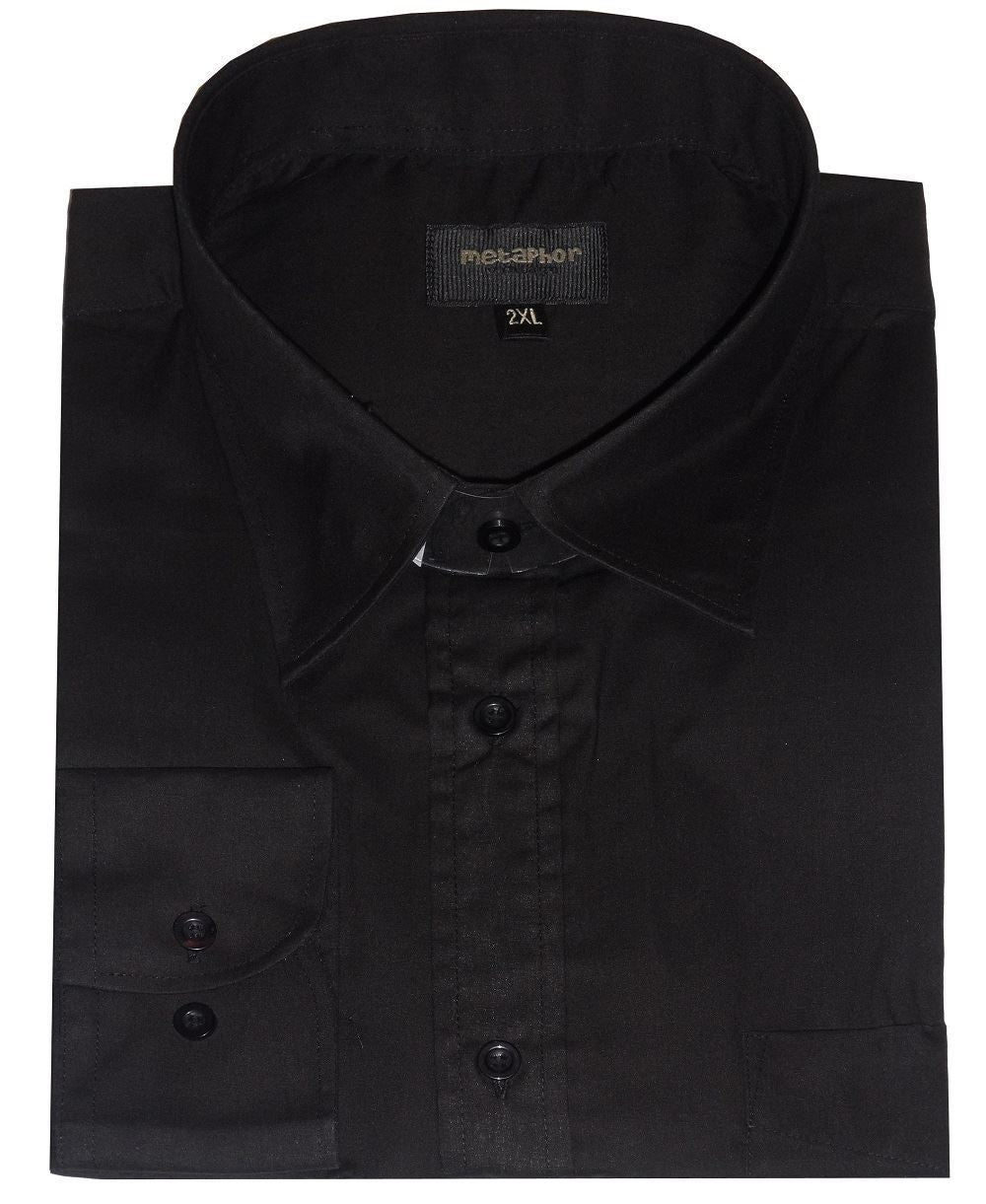 Metaphor Poly Cotton Long Sleeved Plain Shirts (15500) 2XL-8XL, 5 Colours