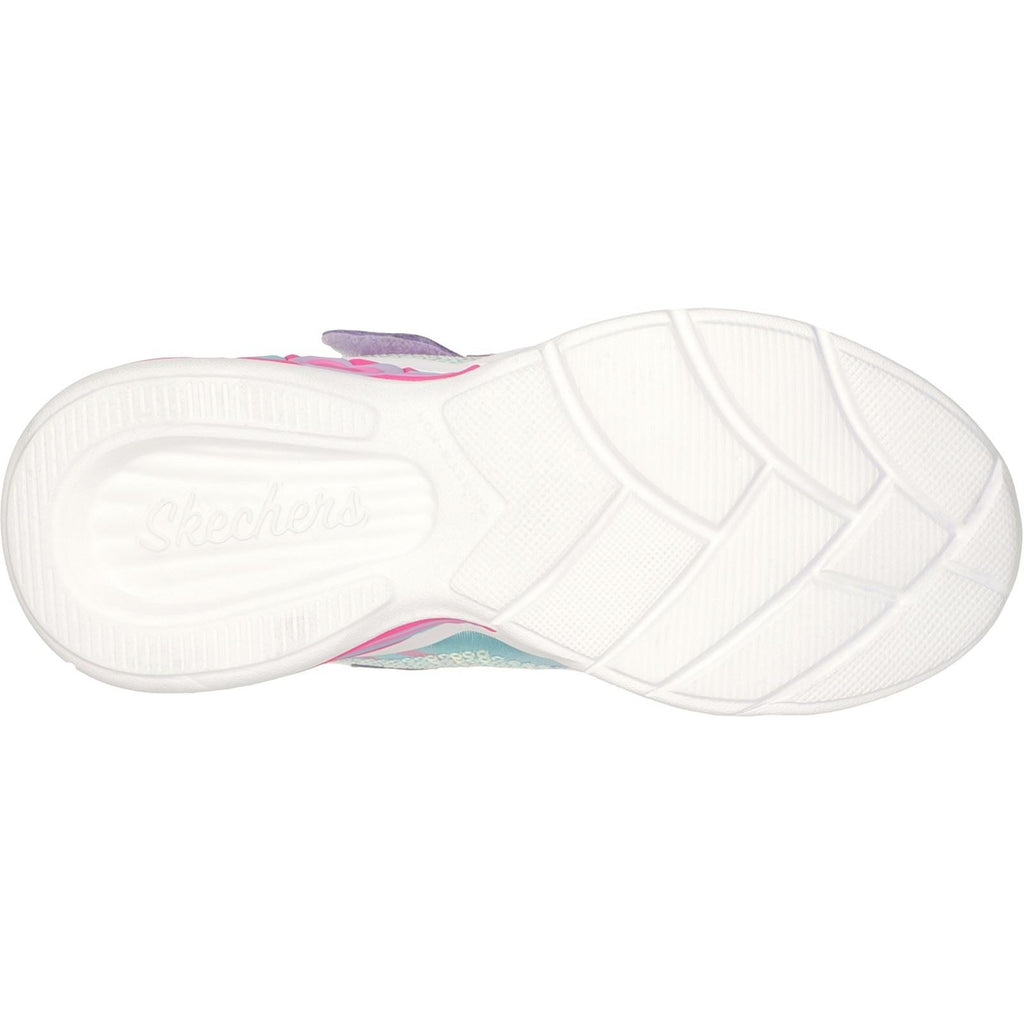 Skechers (GAR302313L) Childrens Sports Sweetheart Lights Lets Shine Shoes in UK 1.5 to 13.5