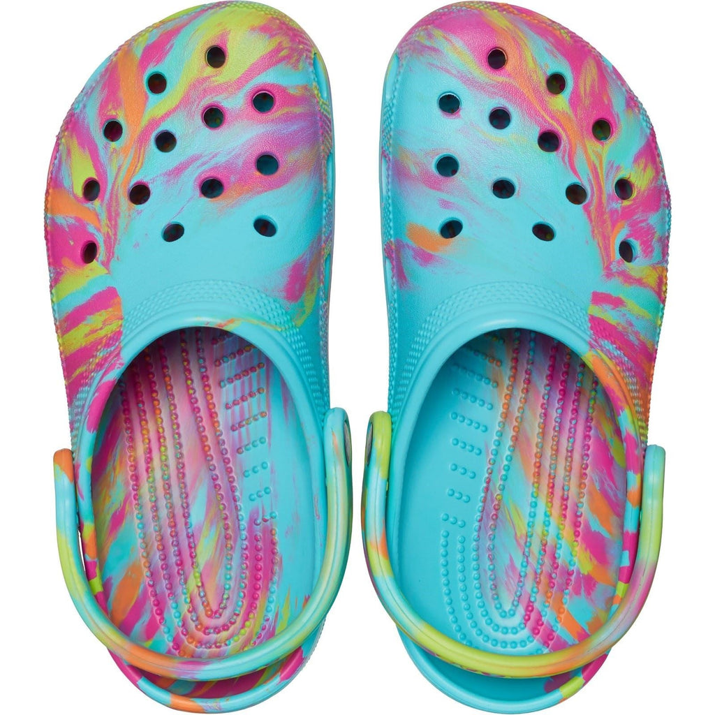 Crocs Unisex's Classic Marbled Clog in 2 Colours, Sizes 4 to 8