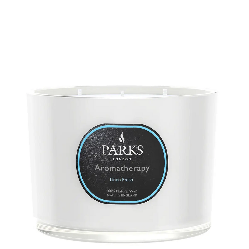 LINEN FRESH 350G 3 WICK CANDLE