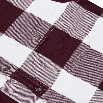 Fat Face Men's Brushed Cotton Check Shirt Long Sleeve Regular Fit S–3XL