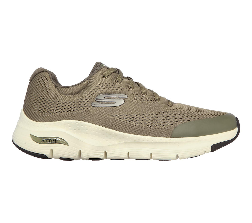 Skechers Arch Fit Walking Sports Shoes In Olive Upto Size UK 6 to UK 13