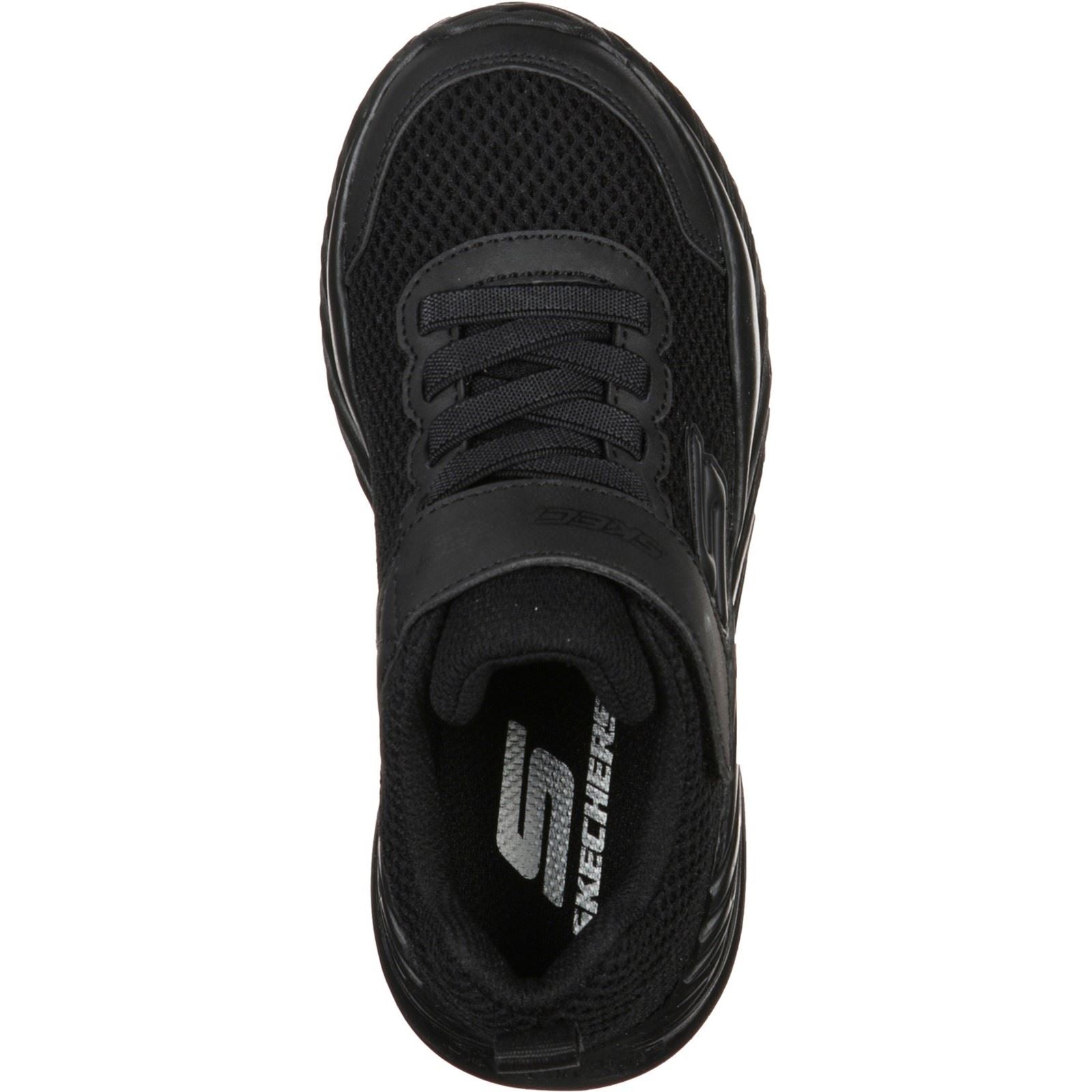 Skechers Boys Trainer - Nitro Sprint Krodon Sports in Black - 1-13.5 - GAR400083L