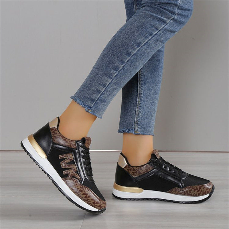 New large size women's shoes casual sports shoes  color muffin