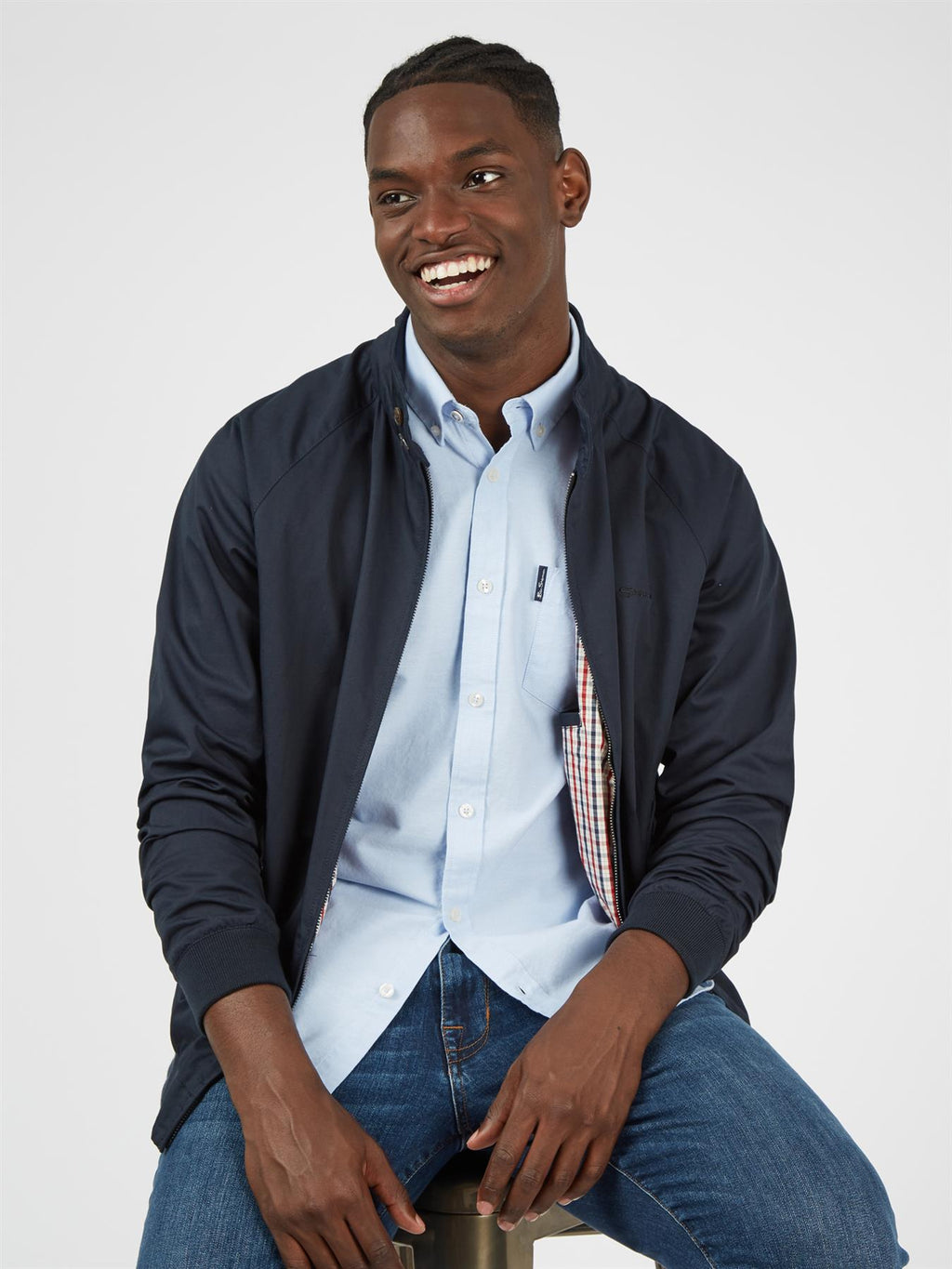 Ben Sherman Mens Big Size Short Sleeve Organic Cotton Oxford Shirt (65095) 2XL-5XL, 4 Colours