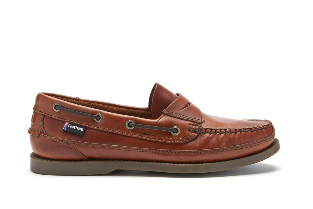 Chatham Mens Gaff II G2 Penny Loafer in Seahorse