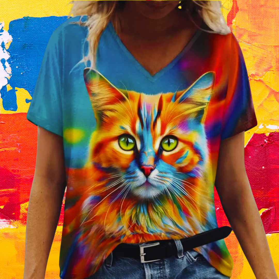 3D Animal Print T-Shirt Collection