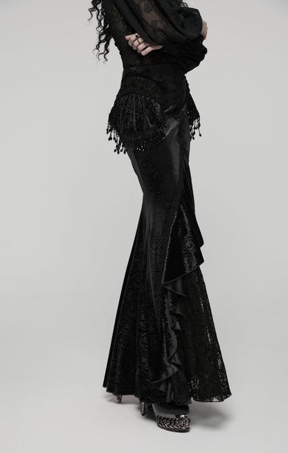 Punk Rave Goth Gorgeous Fishtail Skirt