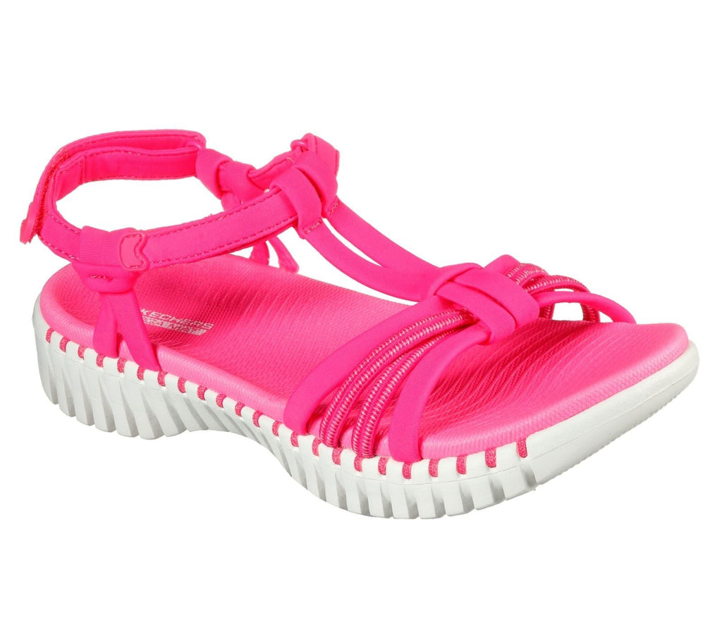 Skechers Go Walk Smart Good Lookin Summer Shoes Sandal Ladies Summer in  Pink