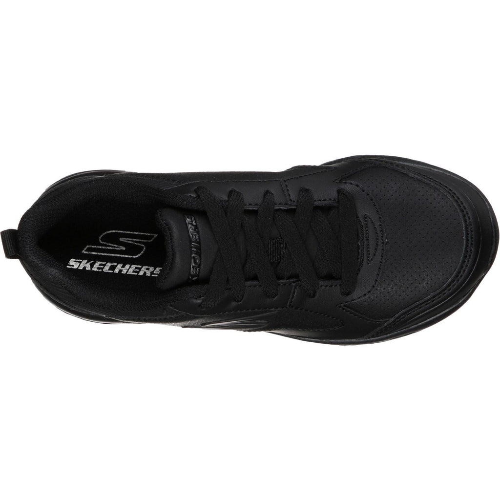 Skechers Go Run 600 Bexor School Shoes Boys BTS in Black Synthetic/ Black Trim
