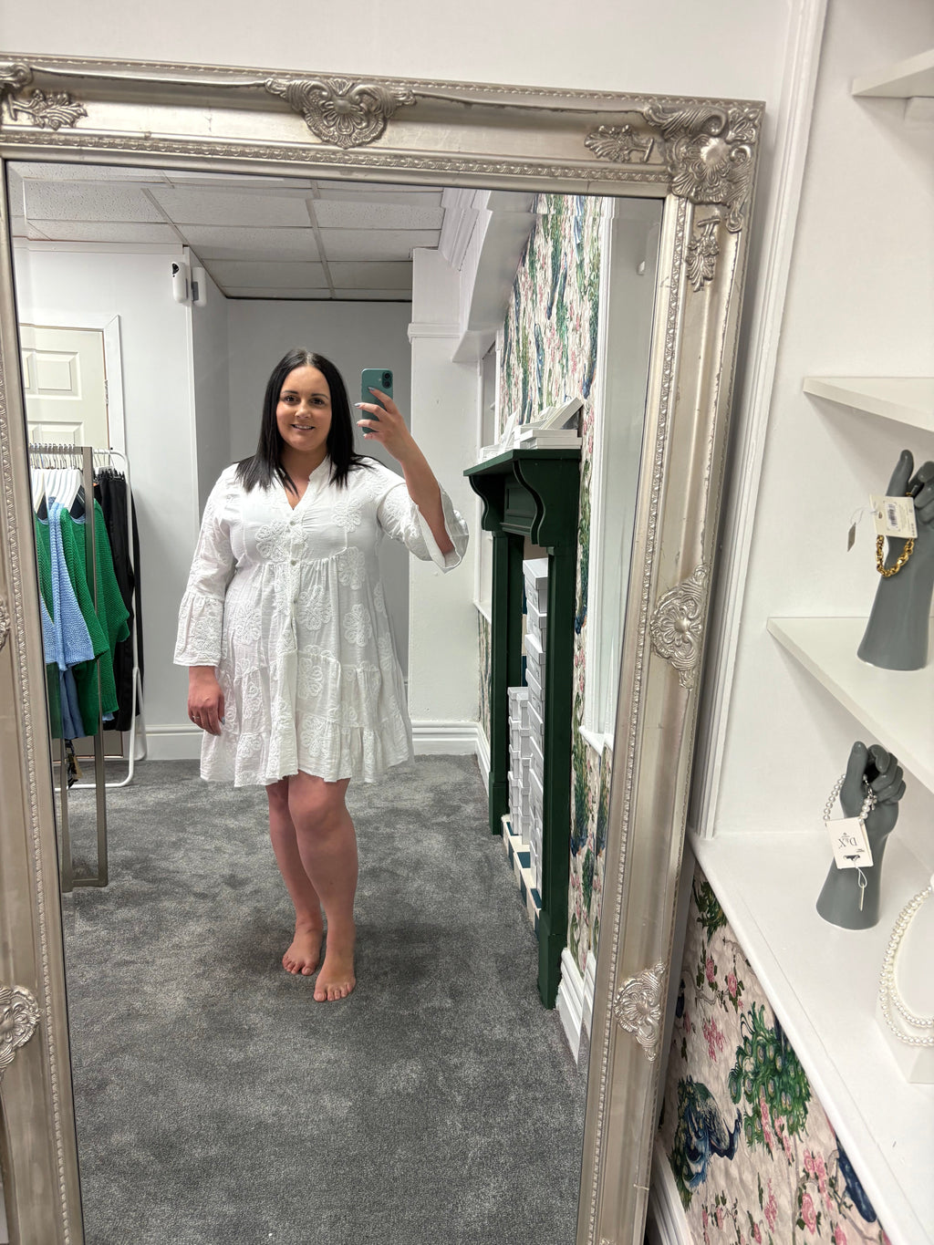 Cotton Floral Dress | One Size 8–18 | 100% Cotton