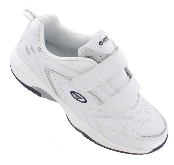 Hi Tec Men's Blast Lite EZ Touch Strap Walking/Running Trainers in White