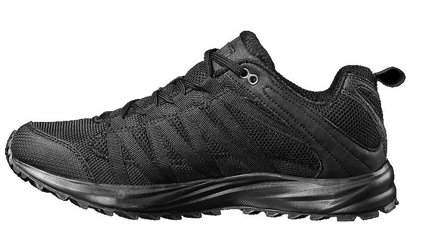 Magnum Mens Storm Trail Light Black Vegan Trainer in Black