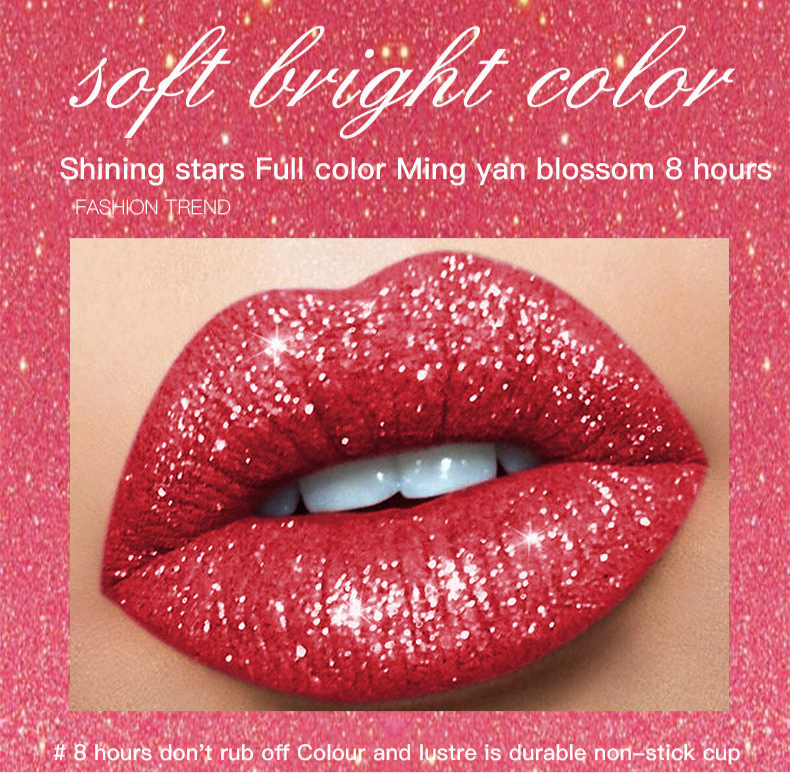 Pudaier Glitter Flip Matte Shimmer Lip Gloss