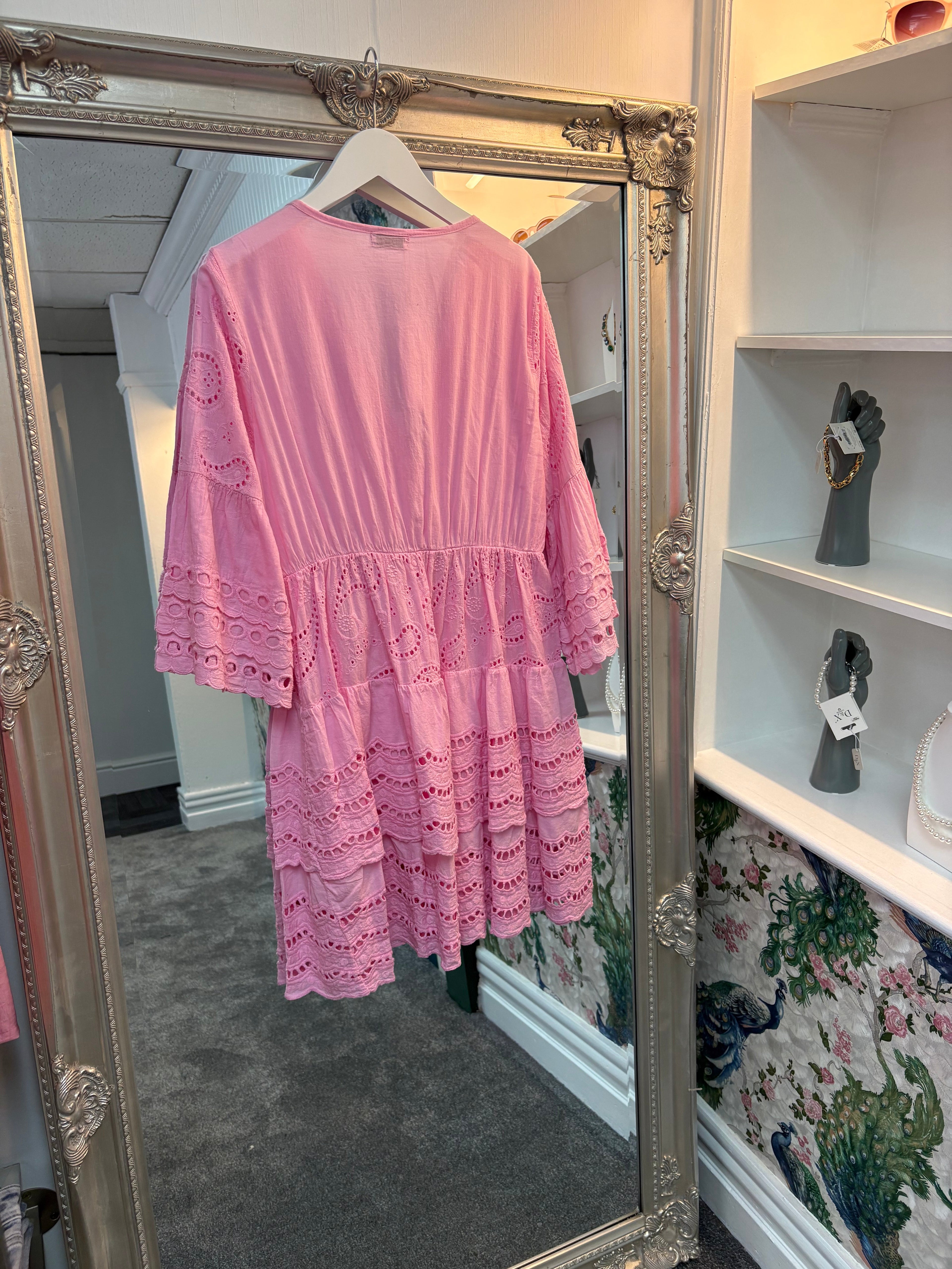 Luxtyle Cross Over Cotton Dress | Summer Dress UK 8–16