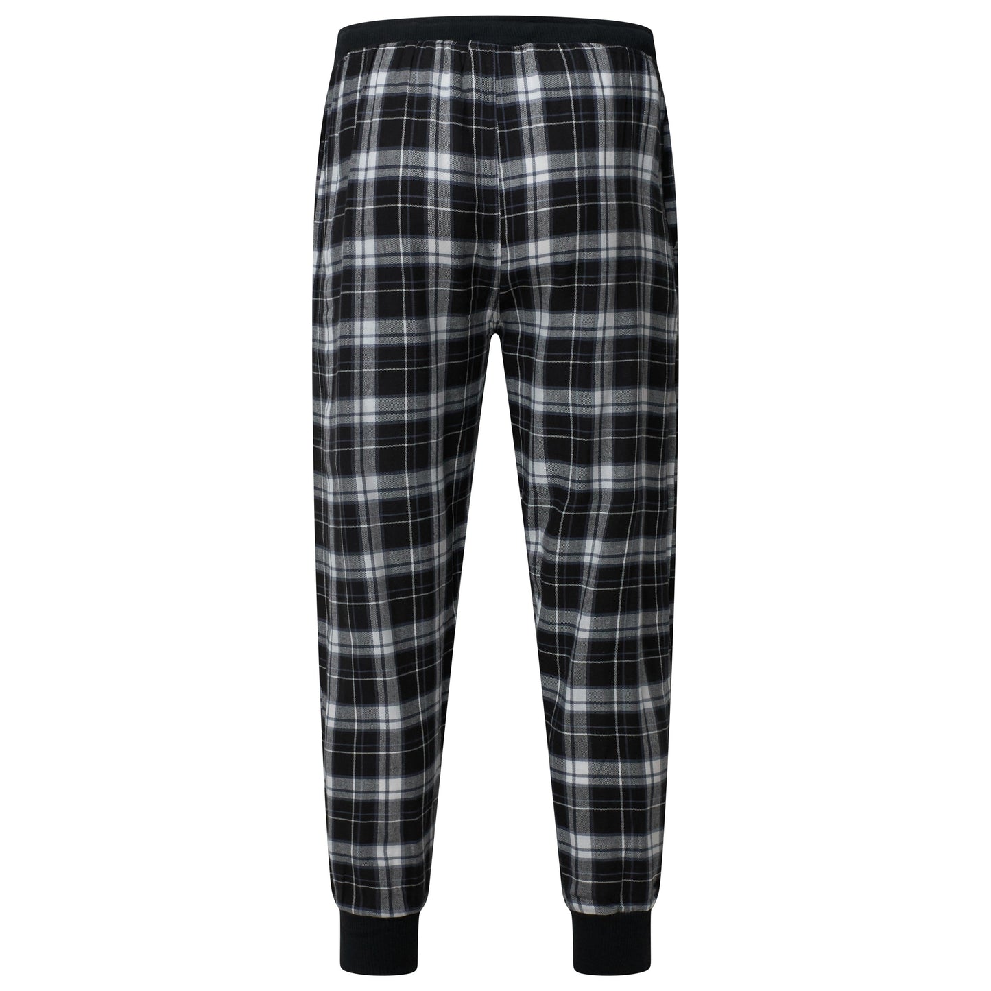 Lucky Brand Mens Pyjama Set Crew Neck Flannel Pants Cotton Lounge Sleepwear - QHA UK