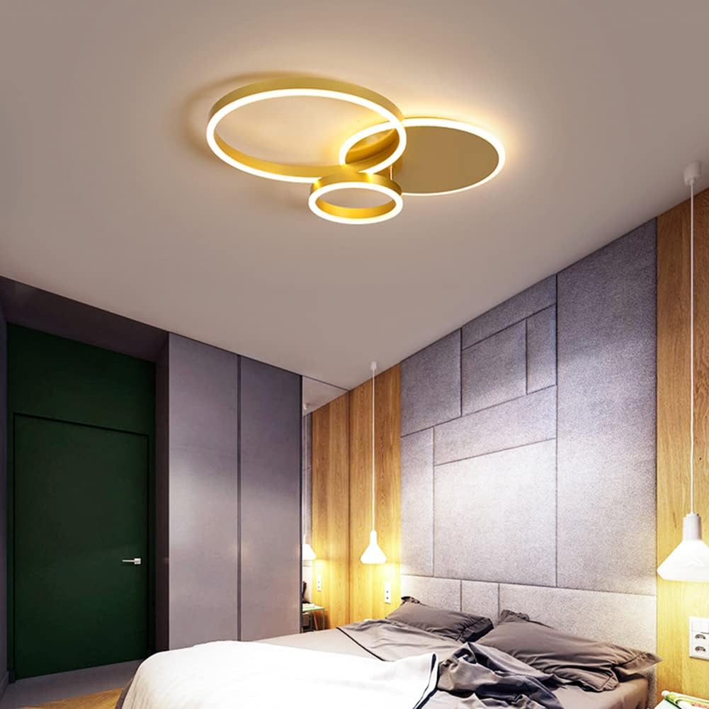 42W Dimmable LED Ceiling Light with Remote & Memory, Adjustable Color & Bright