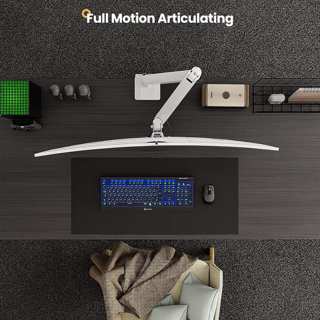 Ultrawide Monitor Arm 17 to 49 Inch Heavy Duty Gas Assisted Mount PUTORSEN