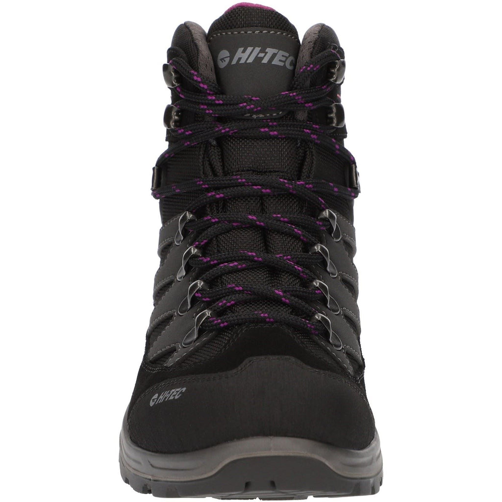 Hi-Tec Women's Clamber Boots in Charcoal/Viola 4 to 8