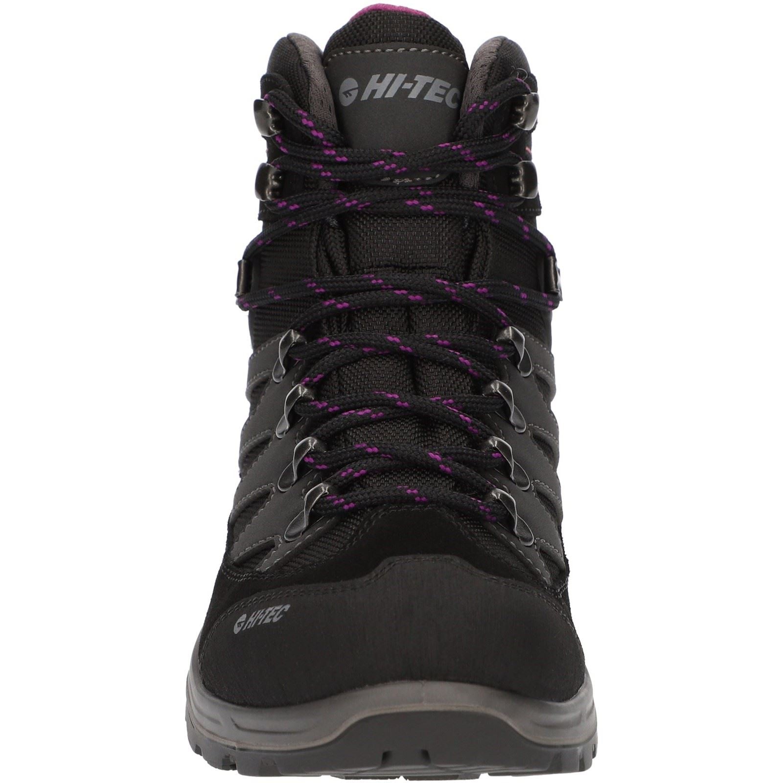Hi-Tec Women's Clamber Boots in Charcoal/Viola 4 to 8