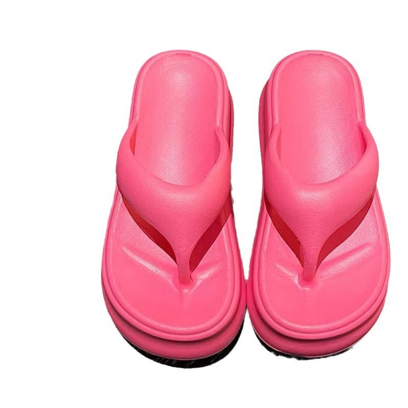 Non-slip Height-increasing Thick-soled Eva Flip-flops Women's Slippers