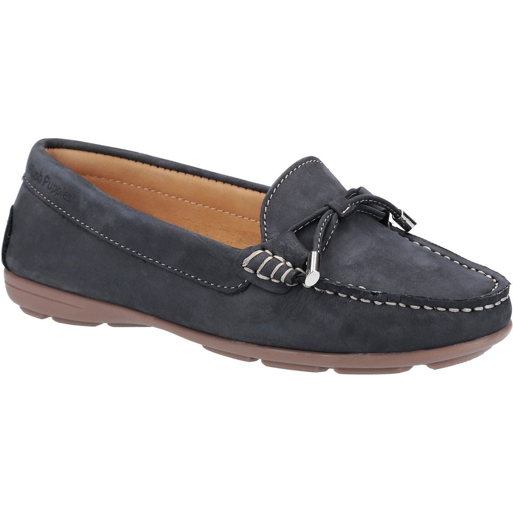 Hush Puppies Maggie Slip On Toggle Ladies Shoes in Navy