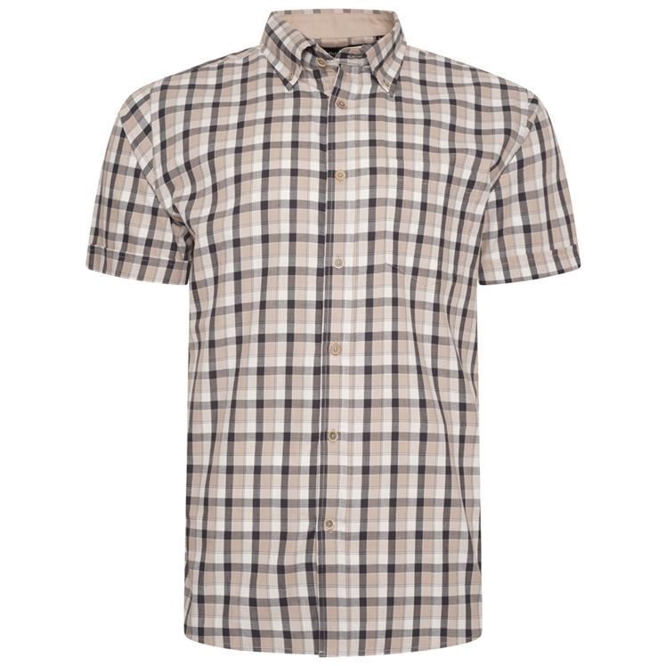 KAM Casual Short Sleeve Check Shirt for Mens KBS6282 in 4 Colours, 2XL-8XL