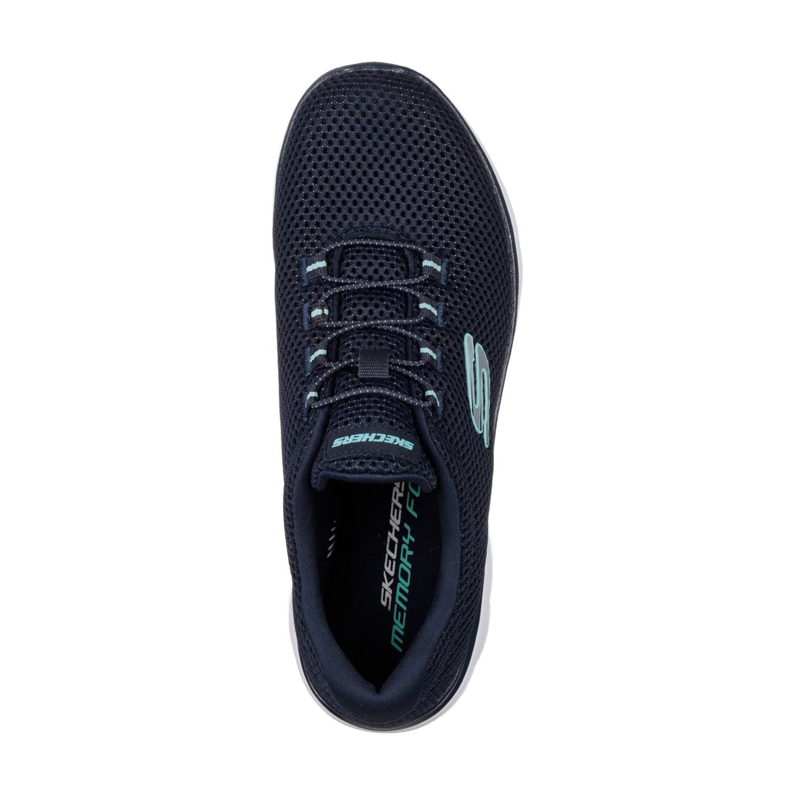 Skechers Summits Sports Shoes Ladies Sports in  Navy/Light Blue